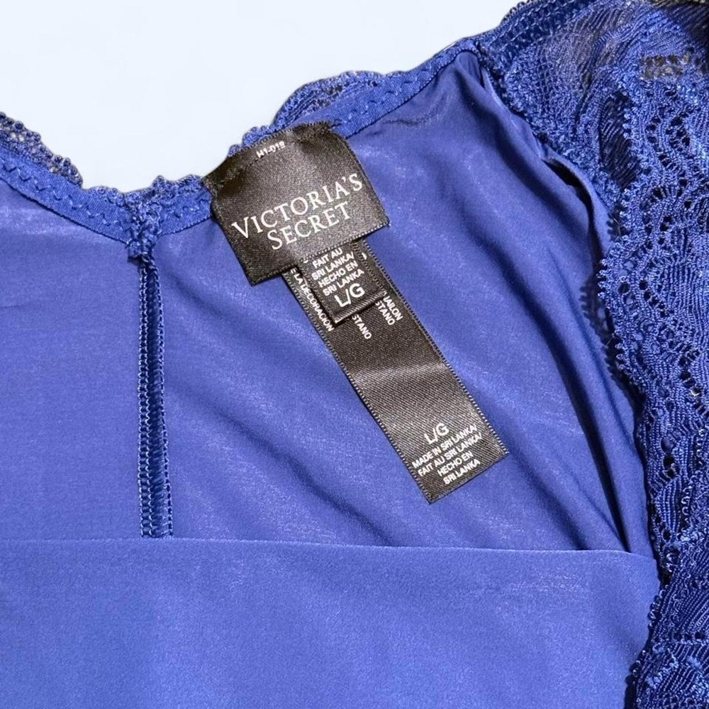 Victoria's Secret blue lace slip dress - Picture 5 of 5